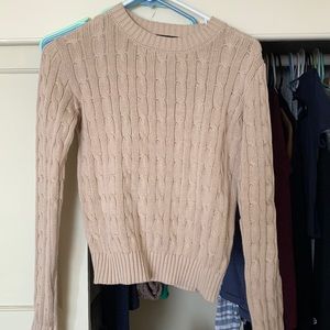 American apparel cable knit sweater